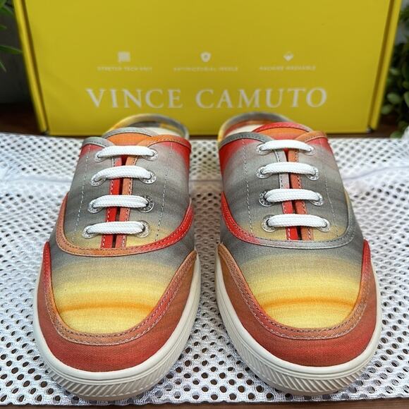 Vince Camuto Celiste Washable Canvas Mules Size 7 - Picture 5 of 8